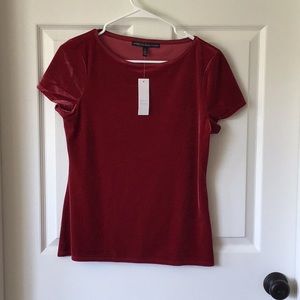 NWT red White House Black market top